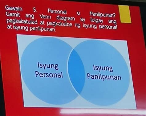 Pagkakatulad Ng Isyung Personal At Isyung .